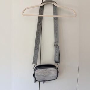 Camo Gray Crossbody Bag